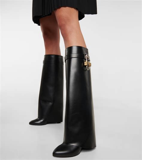 givenchy leather shark women's boots stores|Givenchy inspired shark boots.